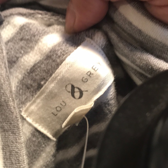 Lou and Grey striped lounge cowl neck top - Picture 6 of 7